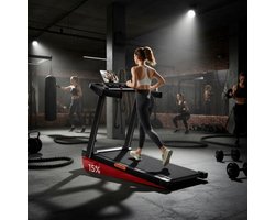 Treadmill voor Thuis – Inklapbare Loopband 14 km/u met 3,0 PK Motor, 15% Helling, Bluetooth, App, Hartslagmonitor & Luidspreker – Altameubel