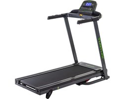 Tunturi Cardio Fit T35 Loopband inklapbaar - Hardloopband met Bluetooth - 12 trainingsprogramma's – Duidelijke monitor – 0,8 - 16,0 km/u - incl. trainings app - EU veiligheid gecertificeerd