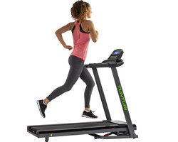 Tunturi Cardio Fit T40 Loopband - Inklapbaar - Hardloopband met Bluetooth - 41 trainingsprogramma's - Met elektronische hellingshoek - 1.0 tot 16 km/u - EU veiligheid gecertificeerd - incl. trainings app