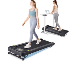 UREVO 3S slimme loopband, automatische helling van 9 niveaus, snelheid van 0,8-6KM/u, belasting 120 kg, LED-display, app-bediening