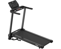 Venec PaceRUNNER – Elektrische Loopband 1–16 km/u – Automatische Hellingshoek tot 15° – 7,6 inch LCD-display – Bluetooth & Speakers – Inklapbaar met Transportwieltjes – 150 kg Draagkracht