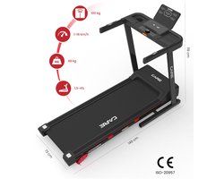 Verbonden loopband - 16km/u - CARE - Jogger - KINOMAP