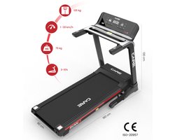 Verbonden loopband - 20km/u - CARE - RUNNER - KINOMAP