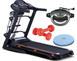 Viking Sports Loopband - Inklapbaar - Zwart - Met hartslagfunctie en 15 graden hellingshoek