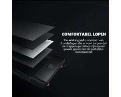 Walkingpad® | Inklapbare loopband - Hometrainer - Loopband Elektrisch - Wandelband - Opvouwbaar - Voor Thuis - Zwart