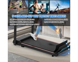 Wentink Mo Loopband inklapbaar - Hometrainer 2,5 pk- Loopband met Helling- Loopbanden voor thuis - Wandelband -Loopbandijs