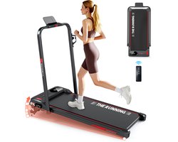 YEE RUN Elektrische Loopband 2,5pk Motor - met 8% Helling - 1-12km/u Snelheidsbereik - Inklapbaar Loopband - Walking Pad - met Afstandsbediening - Veiligheidssleutel - Tablet-/telefoonhouder.