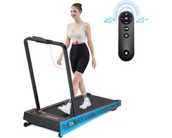 YEE RUN Loopband met 15% Elektrische hellingsverstelling - Inklapbaar Loopband - 1-12 km/u Snelheidsbereik - 2 in 1 - Walking Pad - met Afstandsbediening & LED-display - Veiligheidssleutel - Tablet-/telefoonhouder
