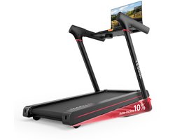 YESOUL T3 PLUS Loopband – 21,5” FHD Scherm (360°), 10% Helling, Brushless 3,0 pk, 1–14 km/u, Inklapbaar, Max. 136 kg