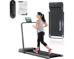 Zentriq Go Loopband – Tot en Met 6 km/u – Lichtgewicht – Geschikt voor Onder Een Bureau – Loopband Inklapbaar – Met Afstandsbediening – Compact & Stil voor Thuisgebruik