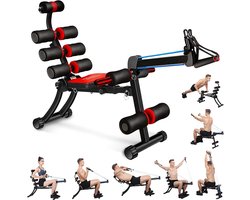22-in-1 Opvouwbare Roeimachine - Core & Buiktraining voor Thuis Gym
