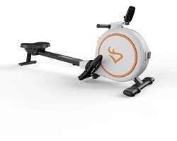 Aafinity Fitness - Roeimachine - Roeitrainer - Workout - Roeimachine makkelijk op te bergen - Fitness machine - Wit - maximaal 130 kg