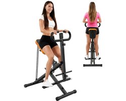 BLOSSOM Roeitrainers - Krachtstations - Verstelbare weerstand - Opvouwbaar - LCD-scherm - Buikspiertrainer - Maximaal gewicht 118 kg - Voor buik/benen/rug - Zwart