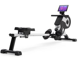 Capital Sports Rudergerät, Rudermaschine voor Effizientes Krafttraining, Rowing Machine, Hometrainer, Rudergerät voor Zuhause 150kg, 105cm Alu Gleitbahn, Klappbar, Magnetwiderstand 8 Stufig, Schwarz – geschikt voor thuisfitness en sportschoolgebruik,