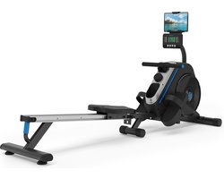 Capital Sports Rudergerät voor Zuhause, Kompakter Rowshaper, Rudergerät Klappbar met 8 Stufen, LCD Monitor, Bodenrollen, Row Shaper met Magnetwiderstand, Cardio Rudergeräte, fitnessgeräte voor Zuhause – geschikt voor thuisfitness en sportschoolgebrui