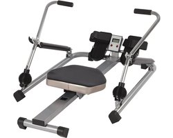 CLGP® Roeitrainer Inklapbaar - Hometrainer - Roeimachine Fitness - Zilver