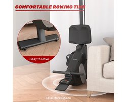 Enkilight- Roeimachine- Roeiapparaat- Roeimachine inklapbaar- Roeimachine inklapbaar geluidstil- Roeimachine fitness- Roei machine- Roeimachine geluidstil- Lcd scherm- Magnetische Roeitrainer Fitness- 16 Weerstandniveaus- LCD Monitor-