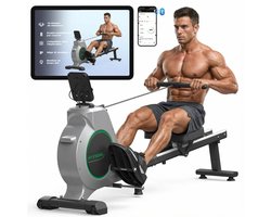 Formill Magnetische Roeimachine voor Thuis – 16 Weerstandsniveaus, Max. 160 kg, LED-display, Stil, App-compatibel (Kinomap), Tablet- en Smartphonehouder