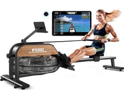 FR60 Water Resistance Roeitrainer - Water roeitrainer - Roeimachine Waterweerstand - Roeitrainers voor Thuis - Met App en Bluetooth