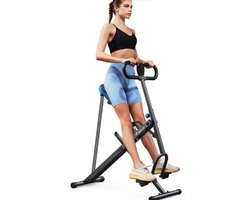 Hennova Squat rack - Leg press - Power rack - Roeimachine - Inklapbaar - Verstelbaar - Multifunctioneel - Weerstandsniveaus - 2 in 1 apparaat - Eenvoudige montage - Zwart -