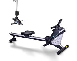 ISE Roeimachine inklapbaar - Opvouwbare Indoor Roeitrainer - Roeiapparaat 8 Weerstanden Fitness - Sport Cardiotraining