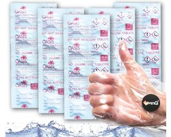 LevinQ® Puritabs Tabletten voor Roeimachines met watertank  Voordeelset 5x 10 tabletten + Handschoenen