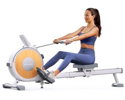 Magnetisch Roeitoestel voor Thuis met 16 Weerstandsniveaus - Ruimtebesparend en Tot 150 kg Belastbaar