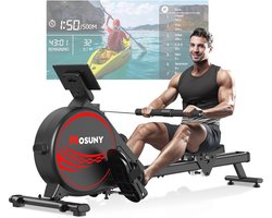 Magnetisch Roeitoestel voor Thuis met Dubbele Schuifrails en App-Verbinding