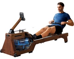 MERACH R14 Water Resistance Roeitrainer - Water roeitrainer - Roeimachine - Roeitrainers voor Thuis - Oak - Met App en Bluetooth