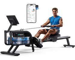 MERACH Water Resistance Roeitrainer - Water roeitrainer - Roeimachine - Roeitrainers voor Thuis - Met App en Bluetooth