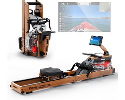 Opvouwbare Roeimachine voor Thuis met Bluetooth-display en Verstelbare Tablethouder