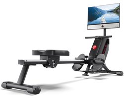 Roeitoestel voor thuis met 21,5 inch scherm, ergonomische zitting en opklapbaar ontwerp