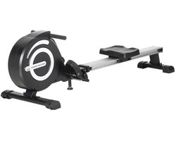 Roeitrainer - Roei-apparaat voor Thuis - Roeimachine - Opvouwbaar - met LCD-Display - 8 Weerstandsniveaus - 120KG Gewichtscapaciteit - Fitnessapparaat voor Cardio- en Krachttraining - Roeiapparaat Fitness