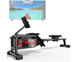 Rowic Water Resistance Roeitrainer - Water roeitrainer - Roeimachine - Roeitrainers voor Thuis - Met App en Bluetooth