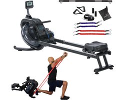 Skandika multi-weerstandsbanden met stang - Pilates bar met resistance bands, krachttraining, 3 weerstandsniveaus, online trainingsgids, veel accessoires, fitnesstraining, te gebruiken met Nemo IV en V3000