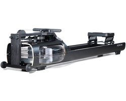 Stil-Fit Flow One Roeitrainer Zwart - Waterweerstand, Compact Design | Full-Body Workout | Houten Frame | 4,3" Touchscreen