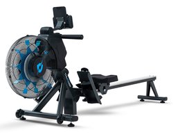 THUNDER® Roeitrainer | FLY | Magnetische + Luchtweerstand | Opklapbaar & Stil | Tot 150kg | LCD-scherm | Hartslagfunctie | Transportwielen | Full-body workout voor thuis |