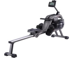 Toorx Fitness Roeitrainer - Waterroeier - Rower Sea 90 - Hartslagfunctie - Inklapbaar - Roeitrainers - Grijs