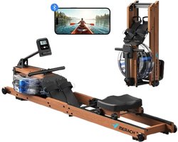 TrendWave Opvouwbare Waterroeimachine voor Thuis – Realistische Waterweerstand, Speciale Monitor & Comfortabele Ergonomische Stoel