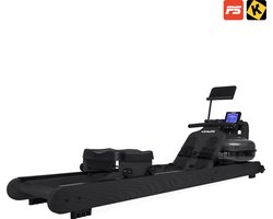 VirtuFit Elite Water Resistance Roeitrainer - Black Edition - Zwart - Berkenhout - Natuurlijk Weerstandssysteem - Gemaakt van Duurzame en Natuurlijke Materialen - Met Recovery Test - Roeimachine - Roeitrainer Waterweerstand - Roeitrainers