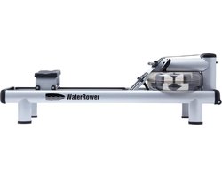 WaterRower M1 HiRise Roeitrainer – Staal – Verhoogde Zithoogte 50 cm – Waterweerstand – Opklapbaar – 200 kg Belastbaar