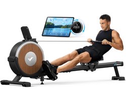 Zelfopwekkende Milieuvriendelijke Roeitrainer met 16 Weerstandsniveaus en Dubbele Rails