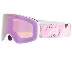 Alpina Fernie Q-Lite Junior Skibril 2025 | Wit-Roze | Categorie 2