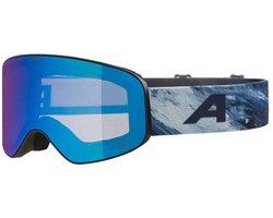 Alpina Fernie Q-Lite Junior Skibril 2025 | Zwart-Blauw | Categorie 2