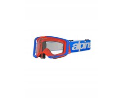 Alpinestars Vision 8 Cross/Enduro Motorcross Bril Blauw/Oranje Helder