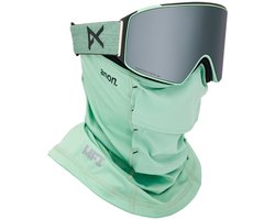 Anon M4 Cylindrical+bonus Lens+mfi Face Mask Skibril Groen Perceive Sunny Onyx/CAT4 Man,Vrouw