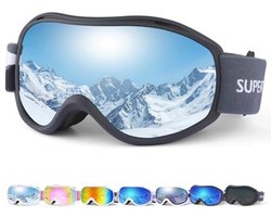 Anti-condens skibril voor volwassenen met UV-bescherming - snowboardbril voor brildragers