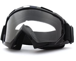 Brillen Motocross, Winddichte brillen Skibrillen Anti-condens UV-bescherming Brillen Dubbele lens Schuimvulling Buigbare verstelbare band voor buitenactiviteiten Skiën Fietsen Oogbescherming