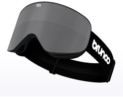 Brunoo Zero Premium Skibril - Zilver - Inclusief 2 lenzen