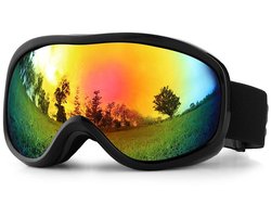 Dubbellaagse anticondens skibril, ademende en winddichte skibril met hoge resolutie, geschikt voor buitensporten - Stijl 3